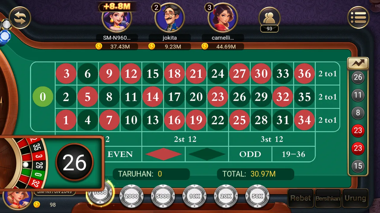 Roulette Live Casino